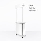 Promoter Counter with Wheels & Door