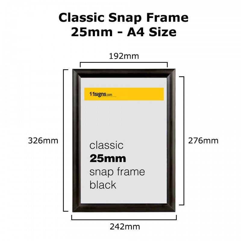 Classic Snap Frame - 25mm