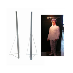 Aluminium Metal Standee