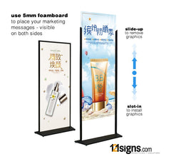 Premium Slot Airport Stand - BLACK